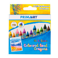 Ilustracja produktu Prima Art Kredki Grafionowe Świecowe 12 kolorów 384714
