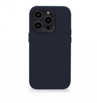 Ilustracja produktu Decoded – skórzana obudowa ochronna do iPhone 14 Pro Max kompatybilna z MagSafe (Steel Blue)