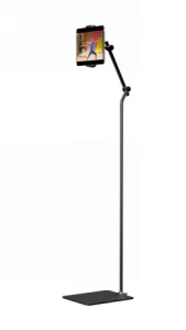 Ilustracja produktu Twelve South HoverBar Tower - podłogowy uchwyt do iPad, iPhone (regulacja wysokości uchwytu max 1,5m, min 90cm) (black)