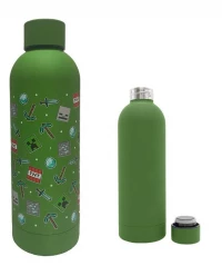 Ilustracja Butelka Minecraft Zielona - 500 ml