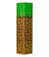 Ilustracja produktu Bidon Minecraft (trawa) - 650 ml
