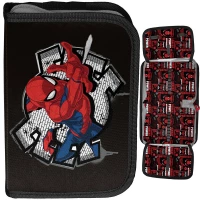 Ilustracja produktu Paso Piórnik Dwuklapkowy bez Wyposażenia Spiderman SP24MM-P001BW