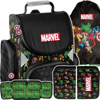 Ilustracja produktu Paso Zestaw Szkolny 3el. Marvel Avengers Tornister AV24JJ-525 + Piórnik AV24JJ-P001BW + Worek AV24JJ-712