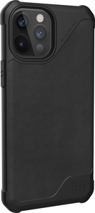 Ilustracja produktu UAG Metropolis LT - skórzana obudowa ochronna do iPhone 12 Pro Max (czarna)