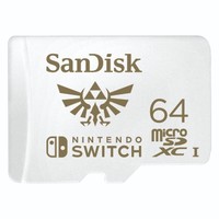 Ilustracja produktu SanDisk and Nintendo Cobranded microSDXC SQXAT, 64GB, V30, U3, C10, A1, UHS