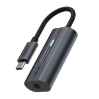 Ilustracja produktu Rapoo Adapter UCA-1002 USB-C na 3.5mm Audio