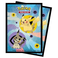 Ilustracja produktu Ultra Pro: Pokemon - Sleeves - Pikachu & Mimikyu Deck Protectors - Koszulki na Karty / Sleeves (65 szt.)