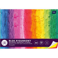 Ilustracja produktu Interdruk Blok Rysunkowy Kolorowy A4 10 kartek 258304