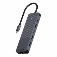 Ilustracja produktu Rapoo Multiport UCM-2002 6-w-1 USB-C