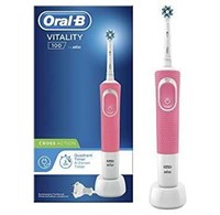 Ilustracja Oral-B Szczoteczka Elektryczna Vitality 100 Cross Action Pink BOX