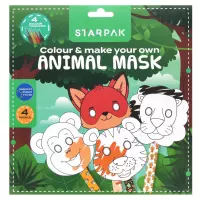 Ilustracja produktu Starpak Zestaw Maski Zwierzęta 538963