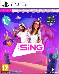 Ilustracja Let's Sing 2025 + 2 Mikrofony (PS5)