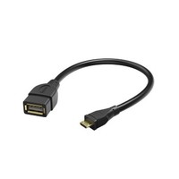 Ilustracja produktu Hama Kabel przejściowy USB-2.0, OTG, wtyk Micro-B - gniazdo A, 15cm, cz.