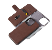 Ilustracja produktu Decoded Detachable Wallet – skórzana obudowa ochronna do iPhone 13 Pro Max (brązowa)