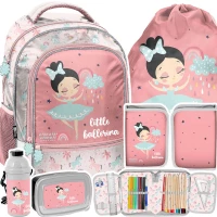 Ilustracja produktu Paso Zestaw Szkolny 5el. Ballerina Plecak PP22BC-260 + Piórnik PP22BC-001 + Worek PP22BC-712