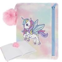 Ilustracja Starpak Pamiętnik Pluszowy z Piórnikiem Unicorn 526047