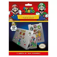 Ilustracja produktu Zestaw Naklejek Super Mario Nintendo 39 szt.