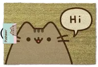Ilustracja Wycieraczka pod Drzwi Pusheen Hi
