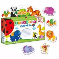Ilustracja Piankowe magnesy: Zoo