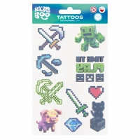 Ilustracja produktu Sticker Boo Tatuaż Zmywalny Dla Dzieci Pixel 540810