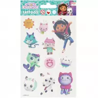 Ilustracja produktu Sticker Boo Tatuaż Zmywalny Dla Dzieci Koci Domek Gabi 540812