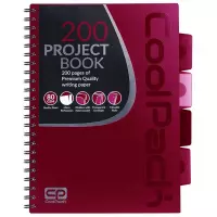 Ilustracja produktu Coolpack Kołozeszyt Czerwony B5 100 Kartek Kratka 94269CP