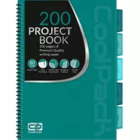 Ilustracja produktu Coolpack Kołozeszyt Turkusowy A4 100 Kartek Kratka 93989CP