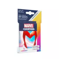Ilustracja produktu Gamegenic: Marvel Champions Art Sleeves - 66x 91 mm - Koszulki na Karty - Scarlet Witch 50+1 szt.