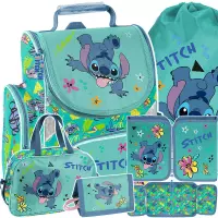 Ilustracja produktu Paso Zestaw Szkolny 5el. Stitch Tornister DS25DD-525 + Piórnik DS25DD-P001BW + Worek DS25DD-712 + Torba DS25DD-074