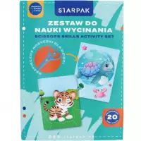 Ilustracja produktu Zestaw kreatywny do nauki wycinania A4 Animals 552509