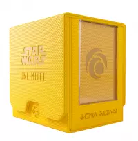 Ilustracja produktu Gamegenic: Star Wars Unlimited Card Game - Twin Suns Deck Pod - Pudełko na Karty - Yellow