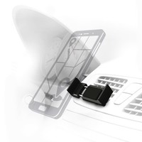 Ilustracja produktu Hama Uchwyt Samochodowy Flipper 6-8cm (Czarny) 