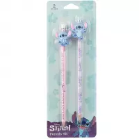 Ilustracja produktu Coolpack Ołówki Z Gumową Nakładką Stitch wzór 3 2 Sztuki 75279PTR