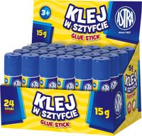 Ilustracja produktu Astra Klej W Sztyfcie 15g 401110003 - 24 sztuki Display