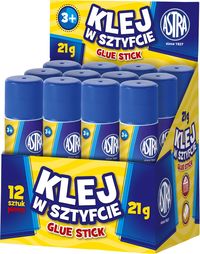 Ilustracja produktu Astra Klej w Sztyfcie 21g 401113004 - 12 sztuk Display