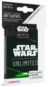 Ilustracja produktu Gamegenic: Star Wars Unlimited - Art Sleeves - Card Back Green - Koszulki na karty