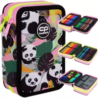 Ilustracja produktu CoolPack Jumper 3 Piórnik Trzykomorowy Z Wyposażeniem Panda Gang F067829