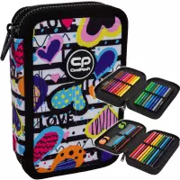 Ilustracja produktu CoolPack Jumper 2 Piórnik Dwukomorowy Z Wyposażeniem Diary F066936