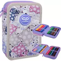 Ilustracja produktu CoolPack Jumper 2 Piórnik Dwukomorowy Z Wyposażeniem White Bunny F066833