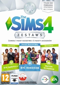Ilustracja produktu The Sims 4 Zestaw 5 (PC) PL DIGITAL (Klucz aktywacyjny Origin)