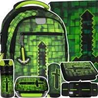 Ilustracja produktu Starpak Zestaw Szkolny 6el. Pixel Plecak 550865 + Piórnik 550996 + Worek 550835