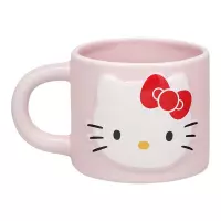 Ilustracja Kubek z Tłoczonym Wzorem Hello Kitty