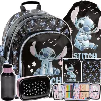 Ilustracja produktu Paso Zestaw Szkolny 5el. Stitch Plecak DS25GG-090 + Piórnik DS25GG-P001 + Worek DS25GG-712