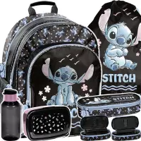 Ilustracja produktu Paso Zestaw Szkolny 5el. Stitch Plecak DS25GG-090 + Piórnik DS25GG-013 + Worek DS25GG-712