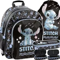 Ilustracja produktu Paso Zestaw Szkolny 3el. Stitch Plecak DS25GG-090 + Piórnik DS25GG-013 + Worek DS25GG-712