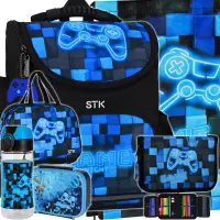 Ilustracja produktu Starpak Zestaw 6el. Pad Blue Tornister 552619 + Worek 552612 + Piórnik 552621 + Torba 552615 + 558659 + 558652 558655
