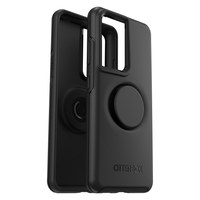 Ilustracja produktu OtterBox Symmetry POP - obudowa ochronna z PopSockets do Samsung Galaxy S21 Ultra 5G (black)