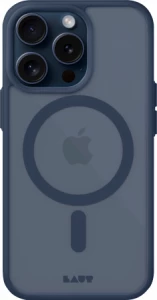 Ilustracja LAUT Huex Protect - obudowa ochronna do iPhone 15 Pro kompatybilna z MagSafe (dark blue)