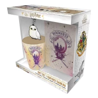 Ilustracja produktu Zestaw Prezentowy Harry Potter: kubek + brelok + notatnik "Hogwarts" - ABS