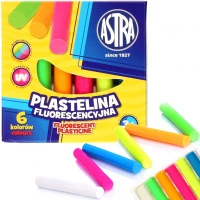 Ilustracja Astra Plastelina Fluorescencyjna 6 Kolorów 83811906